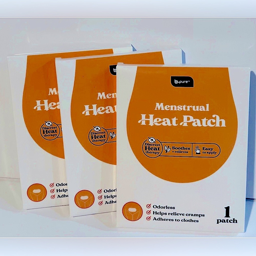 3 Pack - B-Pure Menstrual Heat Patch